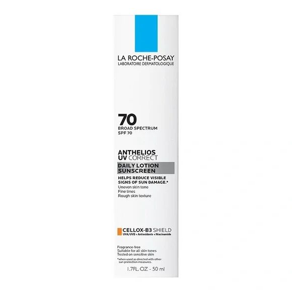 LA ROCHE-POSAY | ANTHELIOS UV CORRECT FACE SUNSCREEN SPF70 W NIACINAMIDE 1.7floz - Picture 4 of 4